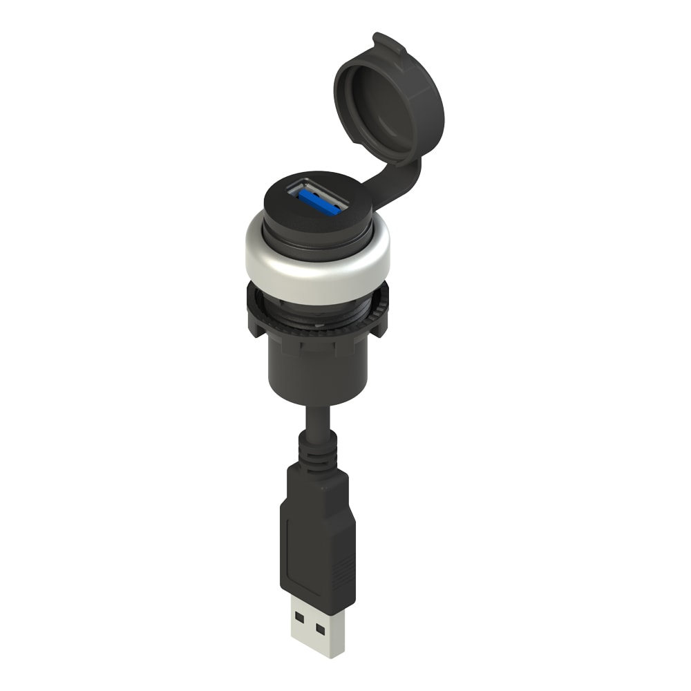 PIZZATO ELETTRICA - Presa USB 3.0 serie EROUND