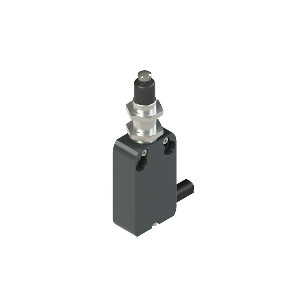 PIZZATO ELETTRICA - Interruttore precablato modulare a pistoncino con canotto filettato M12 e guarnizione esterna