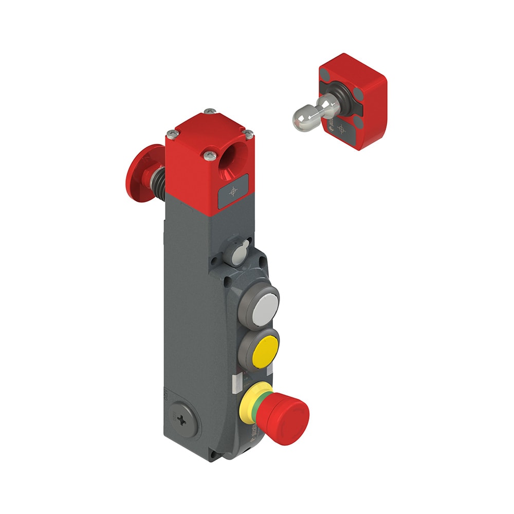 PIZZATO ELETTRICA - Interruttore di sicurezza con blocco serie NG con dispositivi di comando integrati, completo di azionatore
