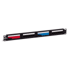 QUBIX - PATCH PANEL CCS IDC110 C5E 24 RJ45 UTP