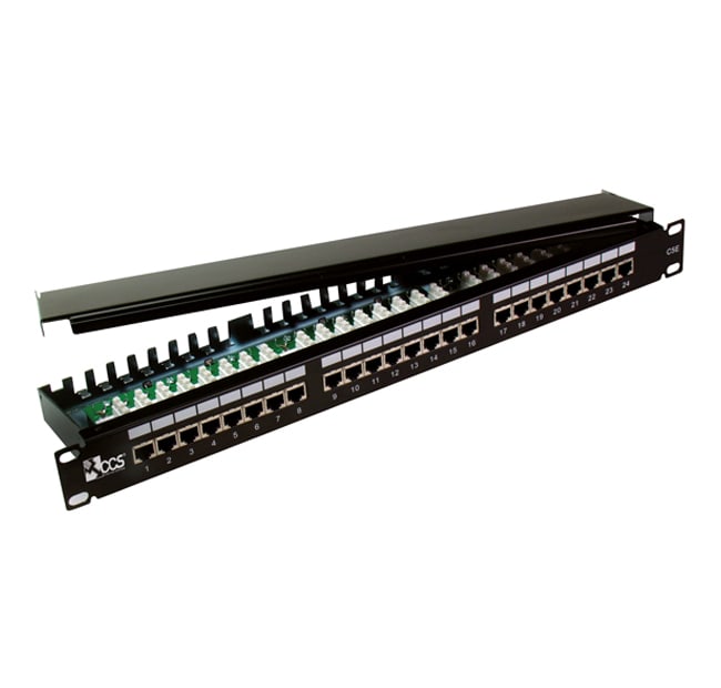 QUBIX - PATCH PANEL CCS IDC110 C5E 24 RJ45 FTP