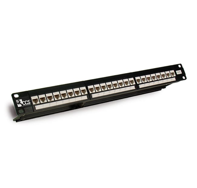 QUBIX - PATCH PANEL CCS IDC110/KR C6 24 RJ45 UTP