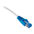 QUBIX - PATCH CORD CCS C6A S/FTP 5MT LSZH BIANCO