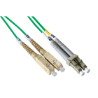 QUBIX - BRETELLA BIF SC-LC 50/125 MM 1MT
