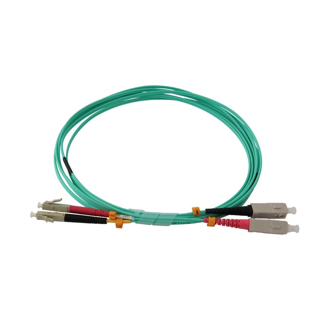 QUBIX - BRETELLA BIF SC-LC 50/125 MM OM3 3MT