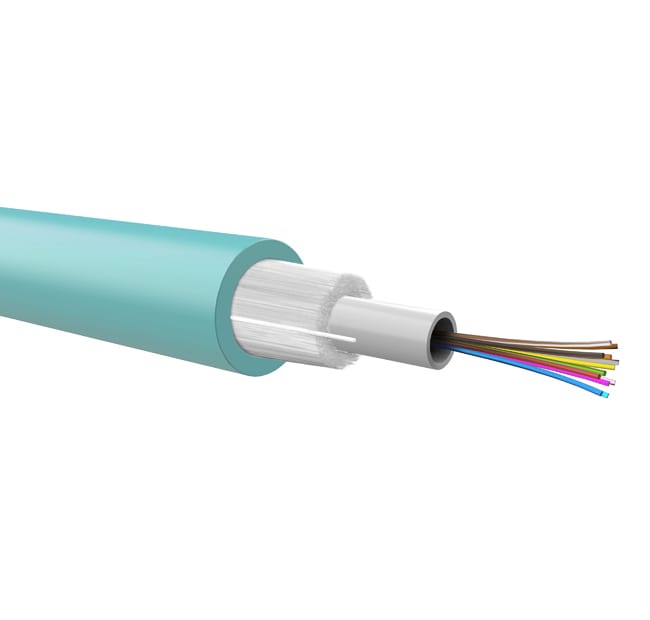 QUBIX - CAVO 12FO 50/125OM3 ARM.DIEL.LSZH CONNET