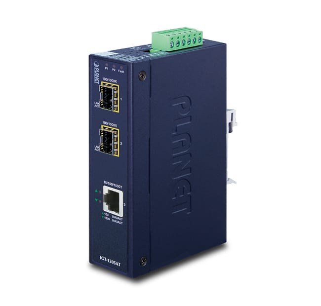 QUBIX - IGT-1205AT MC GE 1TP/2SFP 100/1000X