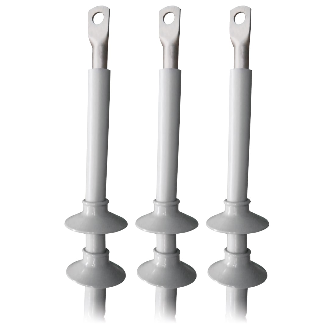 RAYTECH - AUTO 30/95-E-3 - Terminale autorestringente tripolare per esterno, 36 kV.