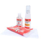RAYTECH - KIT composto da SPRAY IGIENIZZANTE MULTIUSO 125 ml e  GEL MANI IGIENIZZANTE 80 ml, CON ALCOL 70% 80 ml