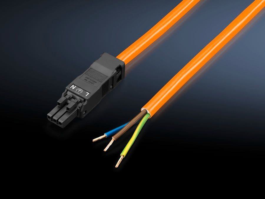 RITTAL - SZ Connection cable, for power supply, 3-pole, 100-240 V, L: 3000 mm, UL