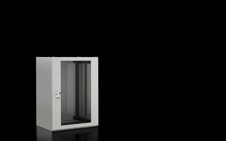 RITTAL - TX CableNet, con porta trasparente, contenitore smontabile LxAxP: 800x1200x800 mm, RAL 7035