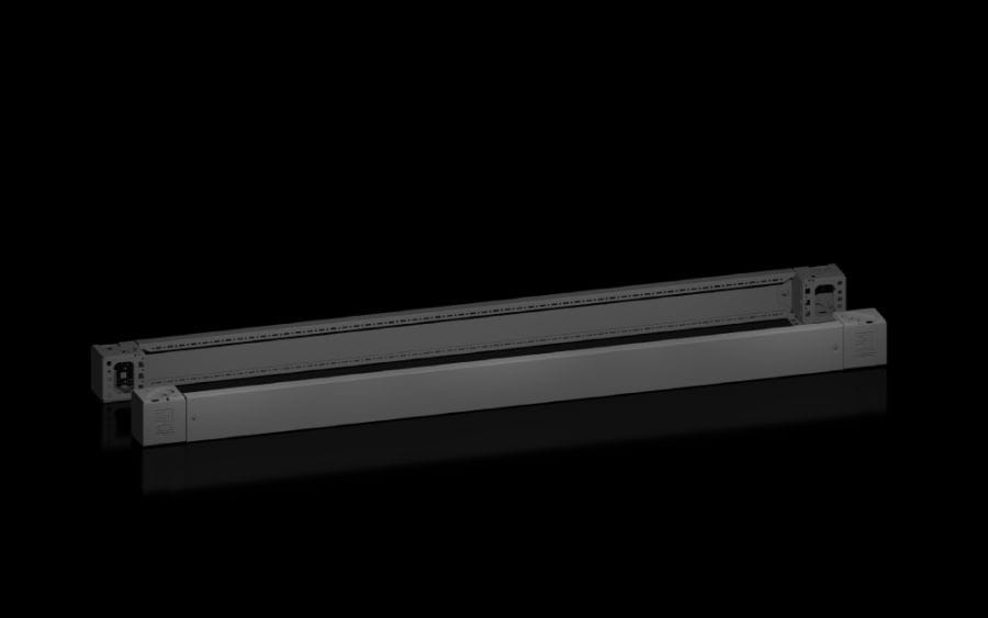 RITTAL - VX Angolare zoccolo con flangia, anteriore/posteriore, altezza 100 mm, per larghezza 1600 mm
