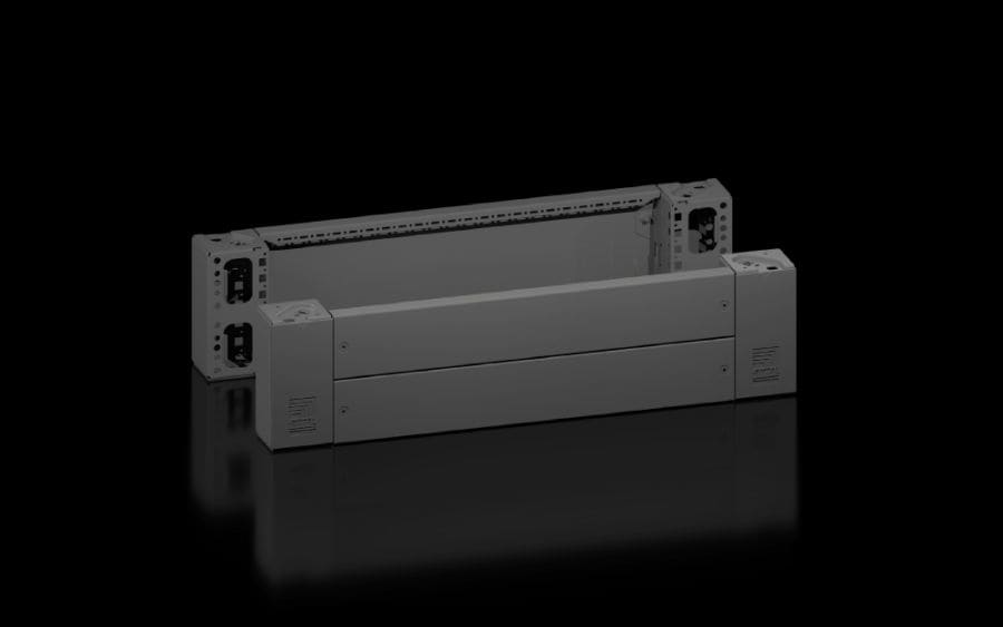 RITTAL - VX Angolare zoccolo con flangia, anteriore/posteriore, altezza 200 mm, per larghezza 800 mm