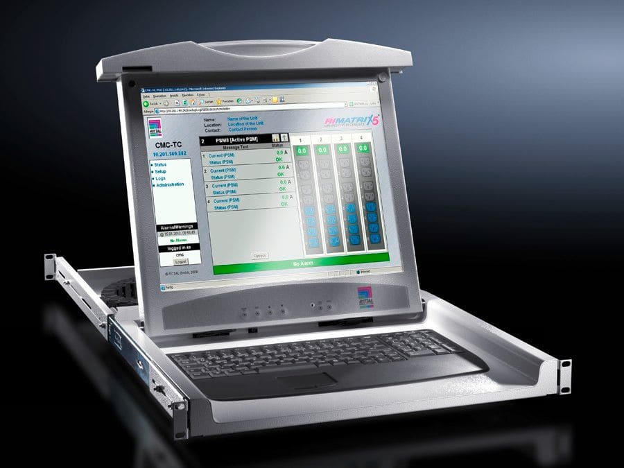 RITTAL - KV M 17 Unit? Monitor-Tastiera 1 HE Ral9