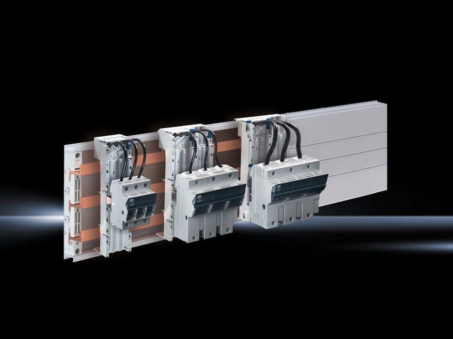 RITTAL - SV Base porta fusibili, Class CC, 30 A, 600 V, 3-poli
