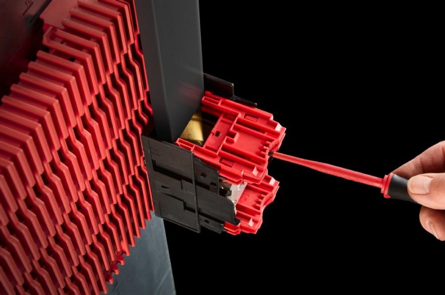 RITTAL - Adattatore di connessione tripolare, LxA: max. 150 mm², spazio utile del morsetto LxA: 50x20 mm
