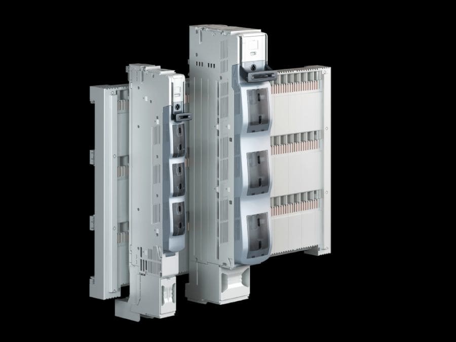 RITTAL - SV Sezionatore sottocarico NH, Gr.00, 160 A, vite M8, 185mm, uscita basso, clip