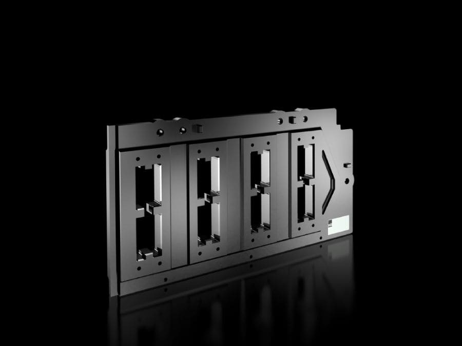 RITTAL - SV Supporto sbarre 4 poli pred. per giunzione sbarre per barre 50X10 mm a tetto