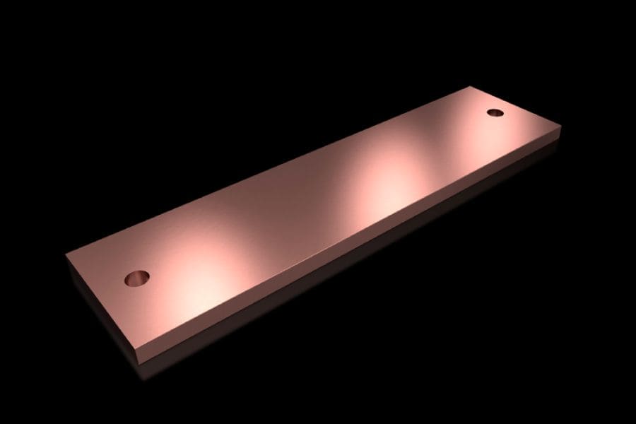 RITTAL - SV Sbarre PE/PEN 80x10 mm, L: 300mm per VX L: 400 mm