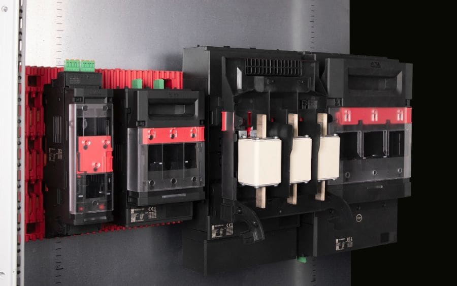 RITTAL - Sezionatori sottocarico per fusibili NH, gr. 000, 100A, tripolare con morsetto