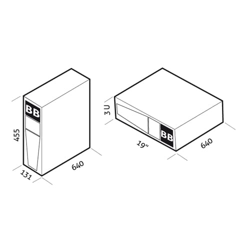 RIELLO UPS - BTC SDU 240V BB A3