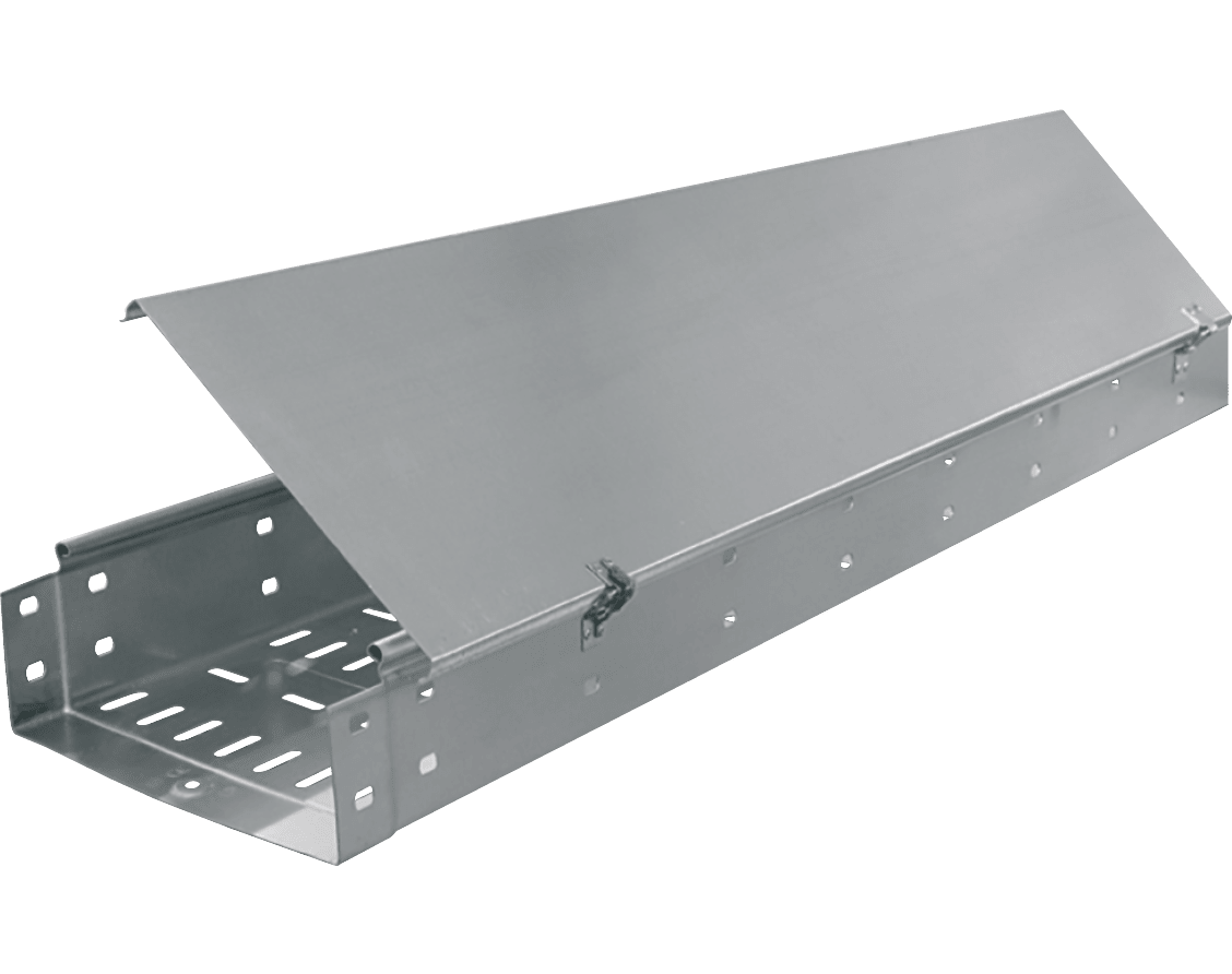 SATI - S5 Elemento rettilineo forato con coperchio incernierato  IP20  600x100 mt 3   ZS
