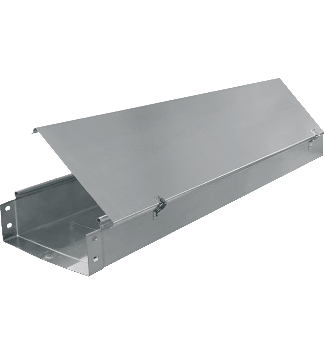 SATI - S5 Elemento rettilineo forato con coperchio incernierato  IP40  400x100 mt 3   ZS