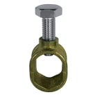 SATI - Morsetto in zamak pressofuso ramato  bullone M10x20  per diametri 18-20 mm