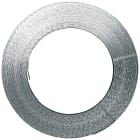 SATI - Listello piatto in acciaio zincato  dimensioni 30x3,5 mm  sezione 105 mmq  rotolo lunghezza 77 mt