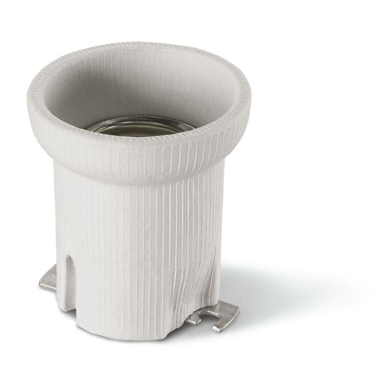 SCAME PARRE - PORTALAMPADA IN CERAMICA X ATTACCO E40