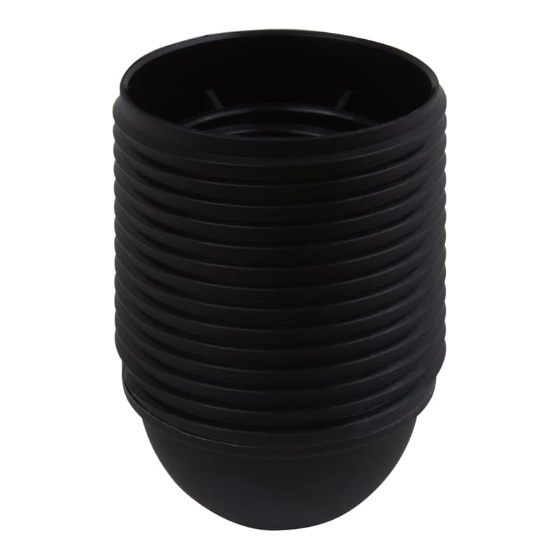 SCAME PARRE - PORTALAMPADA E27 F/S CF  NERO