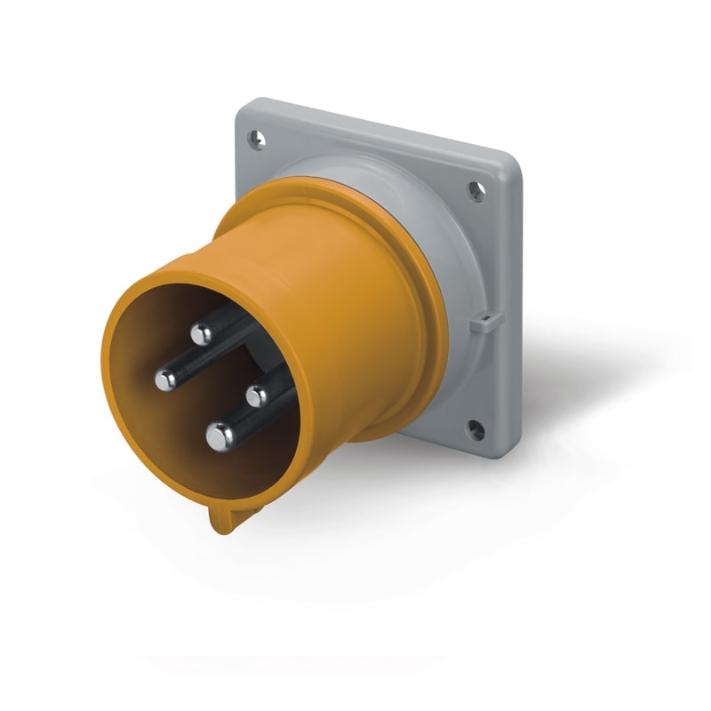 SCAME PARRE - SPINA DA INCASSO 32A 3P+N+T 4H IP44/IP54