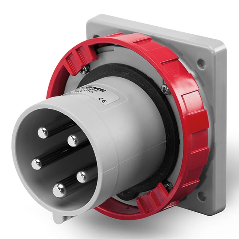 SCAME PARRE - SPINA DA INCASSO 63A 3P+N+T 6H 346-415V