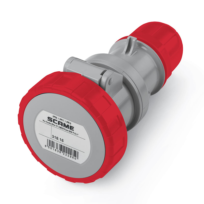 SCAME PARRE - PRESA MOBILE 16A 3P+T 6H IP66/IP67/IP69