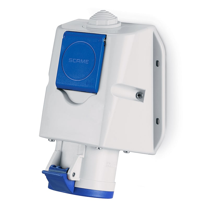 SCAME PARRE - PRESA PARETE COMBI 16A 3P+N+T - KN