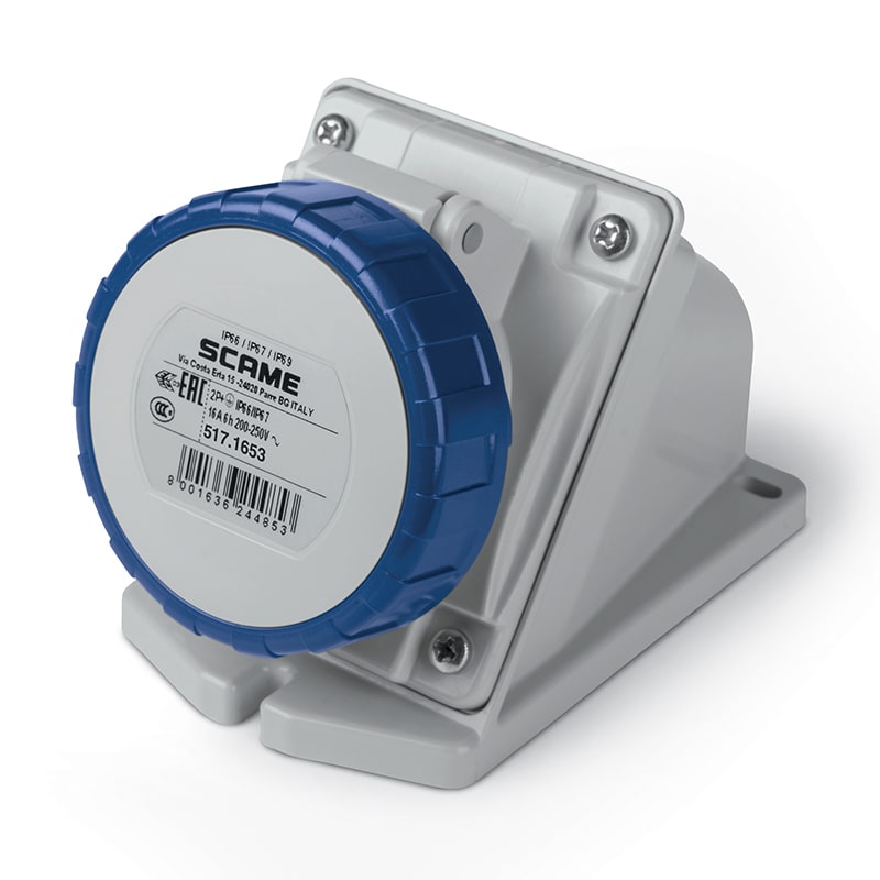 SCAME PARRE - PRESA PAR.C/INC.2P+T 16A 67 6H