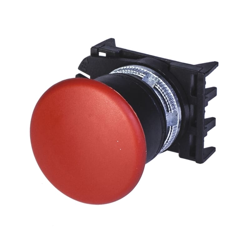SCAME PARRE - PULSANTE A FUNGO ROSSO D40 SENZA BLOCCO