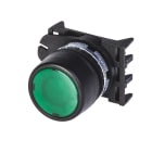 SCAME PARRE - PULSANTE RASATO LUMINOSO VERDE