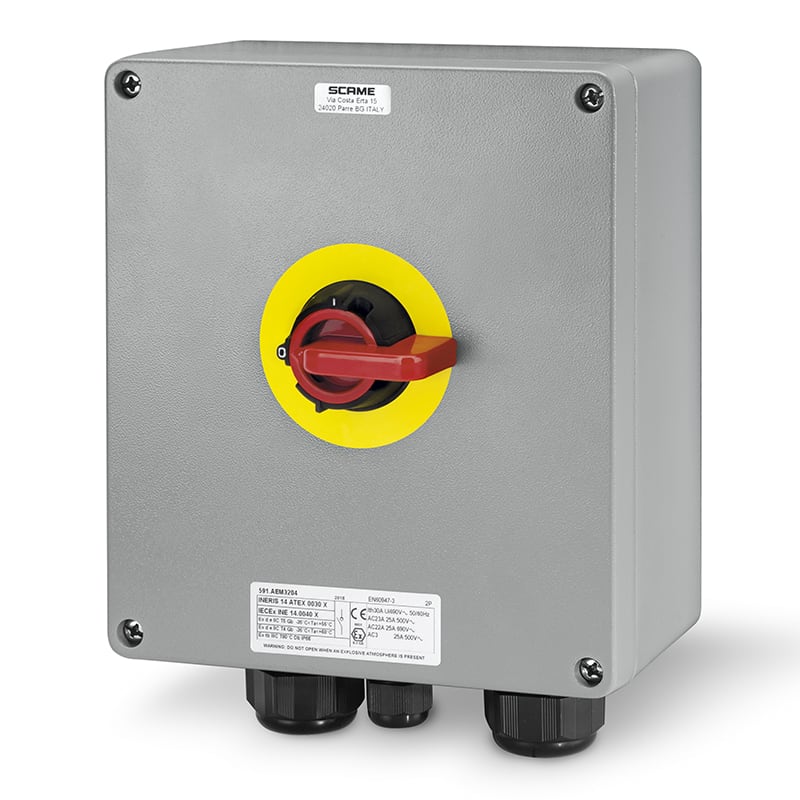 SCAME PARRE - DISP. COM. EMERGENZA EX GD 2P 20A  AL