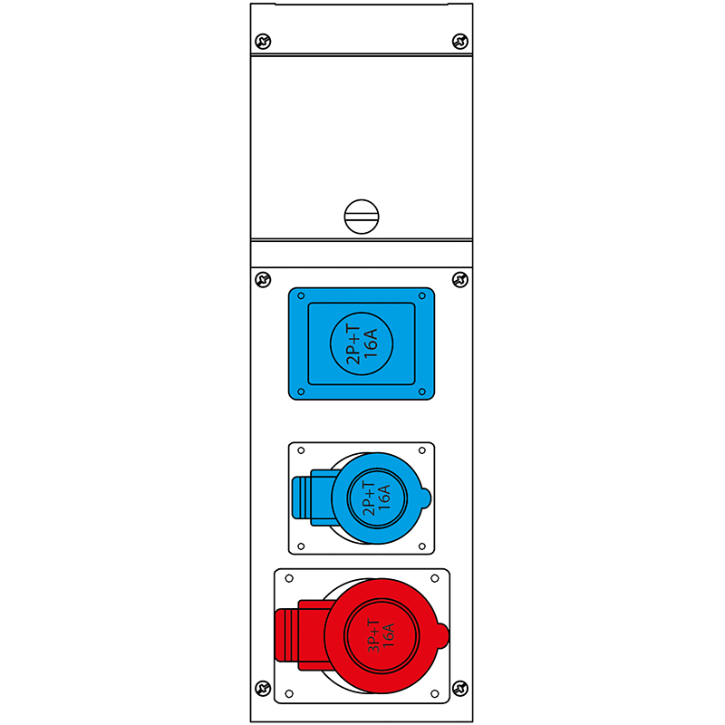 SCAME PARRE - QUADRO DISTR. DA PARETE BLOCK3