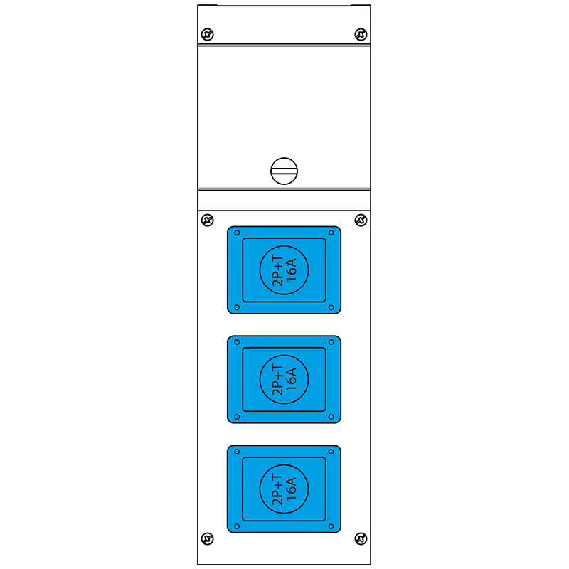SCAME PARRE - QUADRO DISTR. DA PARETE BLOCK3
