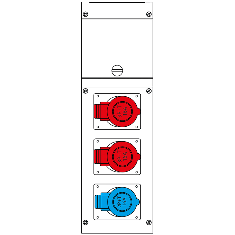 SCAME PARRE - QUADRO DISTR. DA PARETE BLOCK3