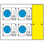 SCAME PARRE - MBOX2 CON SPINA VOLANTE PRESE C/FUSIBILI