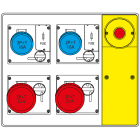 SCAME PARRE - MBOX2 CON SPINA+EMERGENZA  PR.C/FUSIBILI