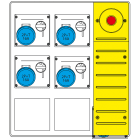 SCAME PARRE - MBOX3 CON SPINA+EMERGENZA  PR.S/FUSIBILI