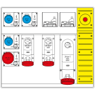 SCAME PARRE - MBOX5 MORSETTIERA+EMERGENZA PRESE C/FUS.