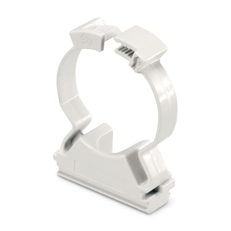 SCAME PARRE - CLIPS A COLLARE PER TUBO D.20  GRIGIO