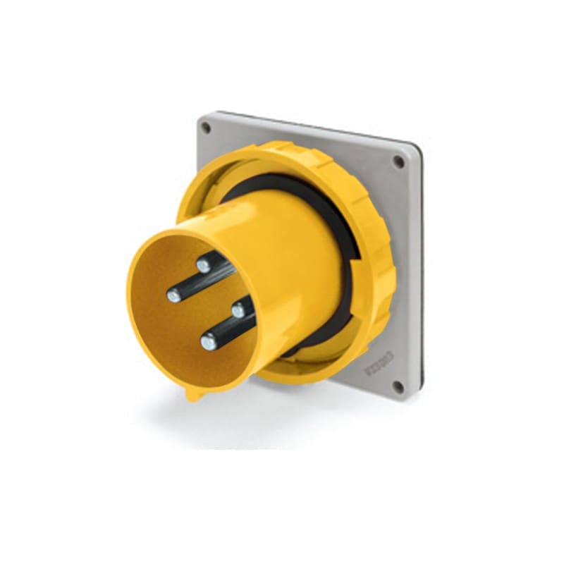 SCAME PARRE - SPINA DA INCASSO 100A 2P 3W 4H IP67 125V