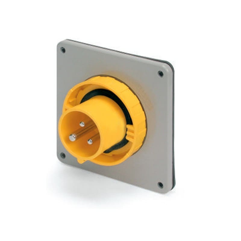 SCAME PARRE - SPINA DA INCASSO 30A 2P 3W 4H IP67 125V
