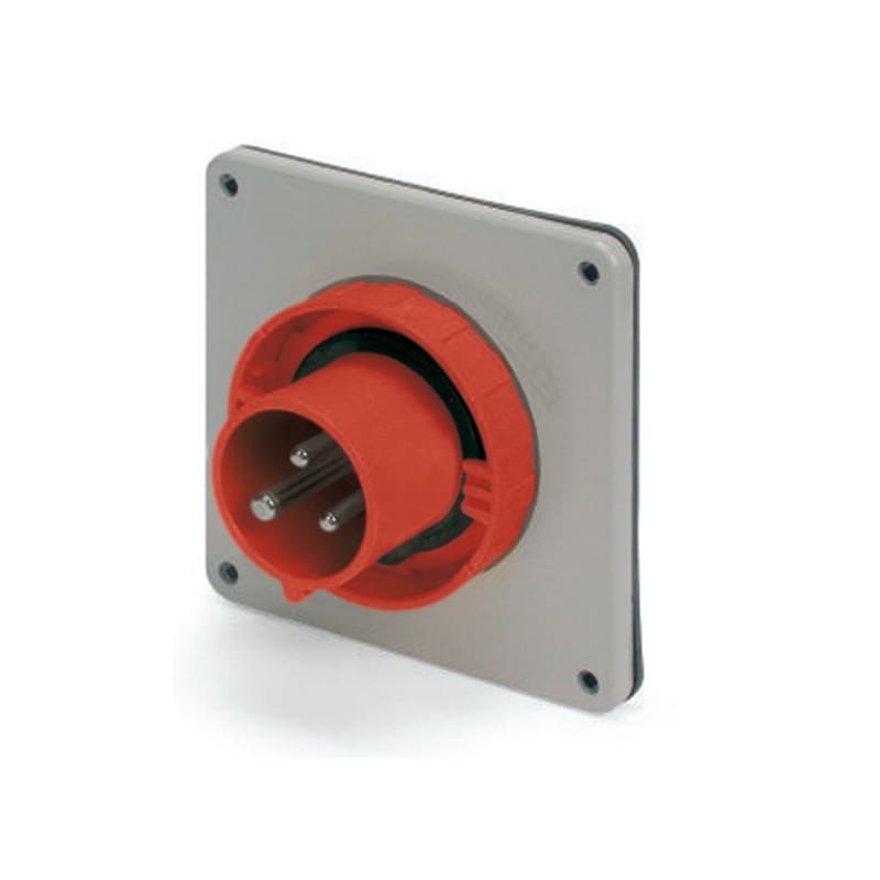 SCAME PARRE - SPINA DA INCASSO 30A 2P 3W 7H IP67 480V